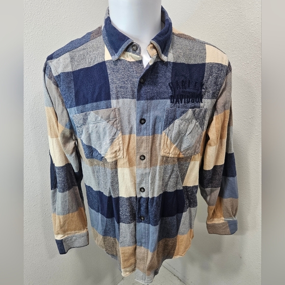 Harley-Davidson plaid men's button long-sleeve large - Picture 1 of 7